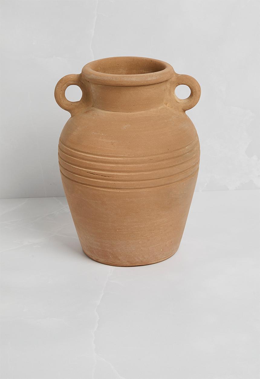 Sixth Floor - Vase with Handles - Terracotta