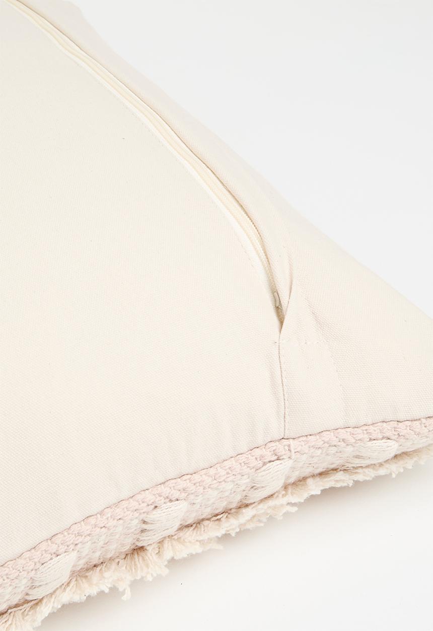 Sixth Floor - Meza tufted cushion cover -  Natural