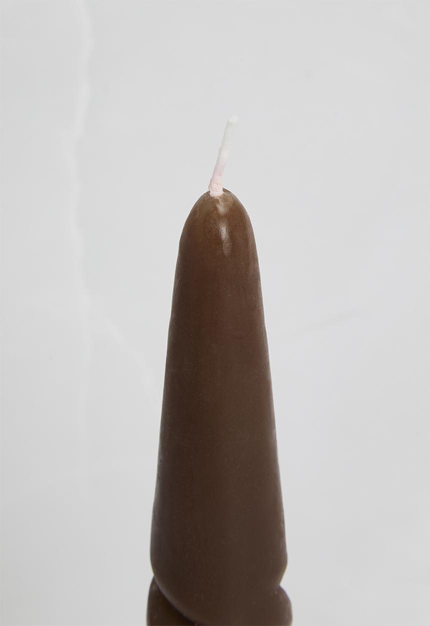 Sixth Floor - Twisted candle - brown