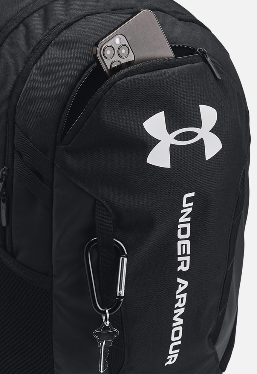 Under Armour - UA Hustle 6.0 Backpack - Black / Black / White