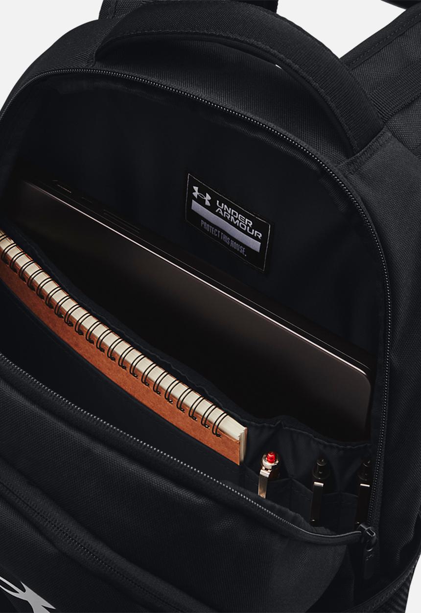 Under Armour - UA Hustle 6.0 Backpack - Black / Black / White