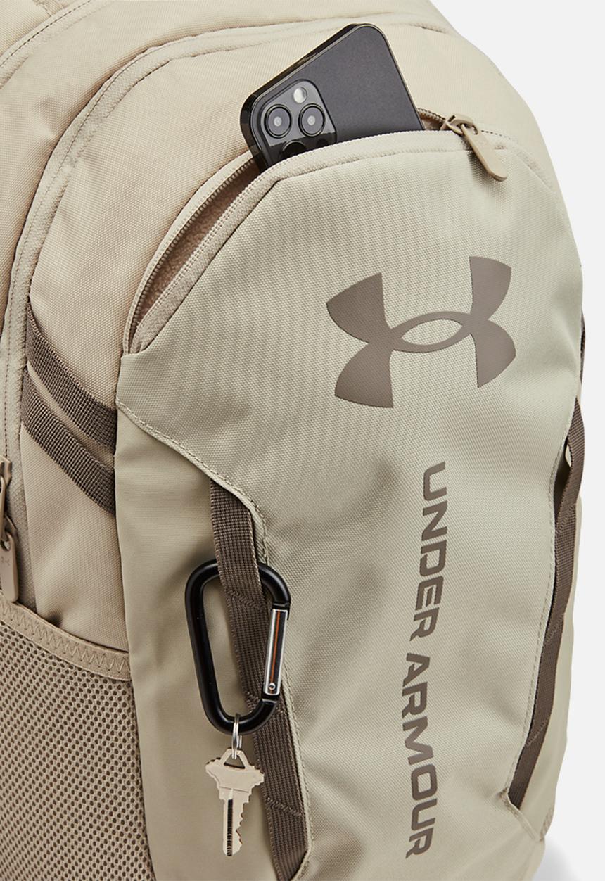 Under Armour - UA Hustle 6.0 Backpack - Khaki Base / Khaki Base / Taupe Dusk