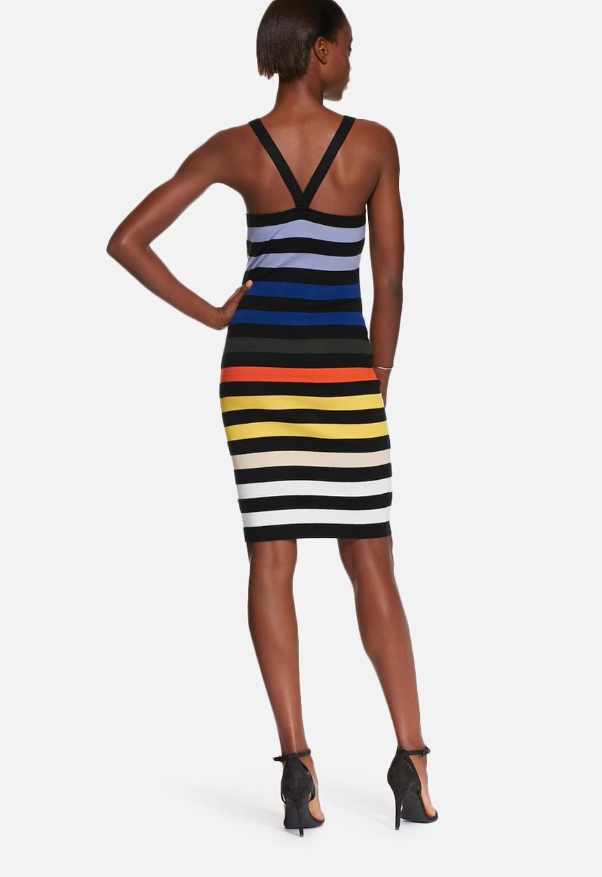 Glamorous - Multi stripe dress