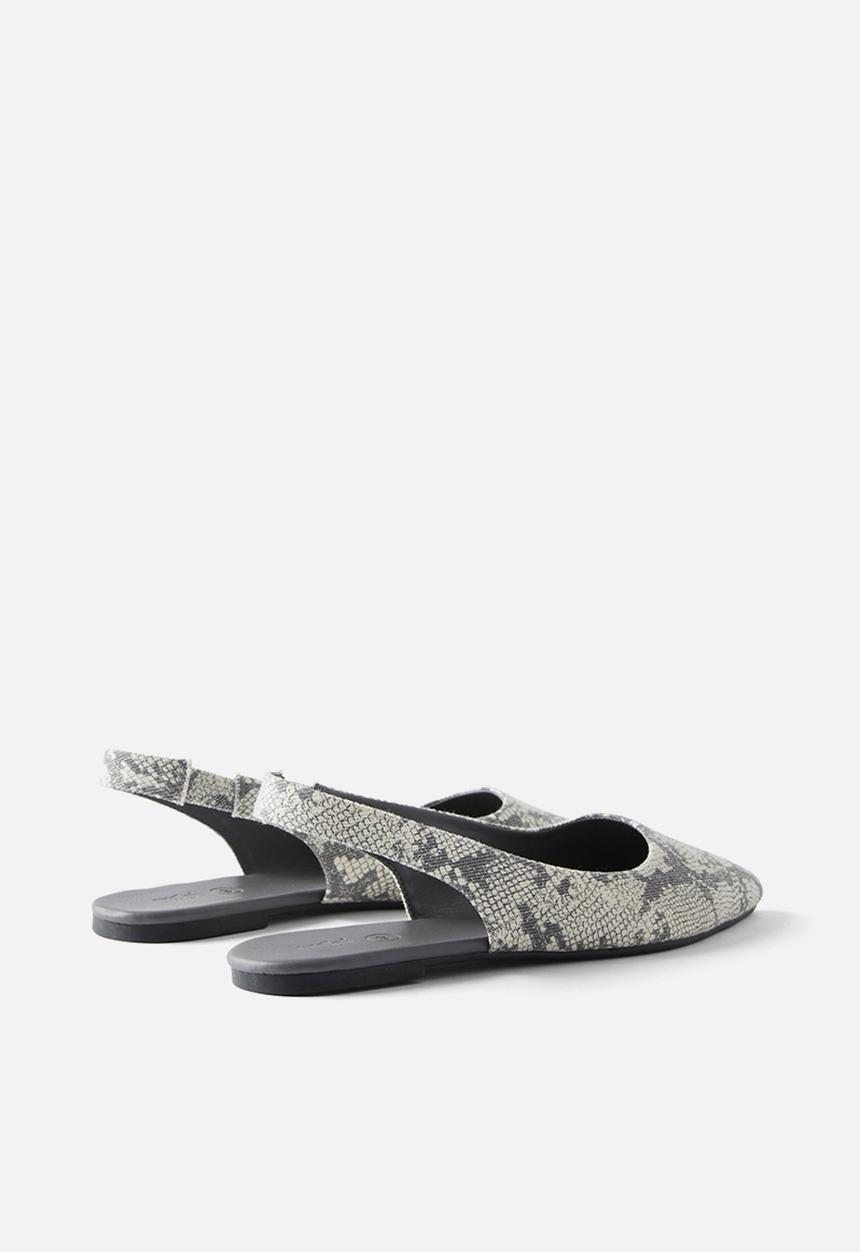 Cotton On - Prima slingback ballerina - washed reptile
