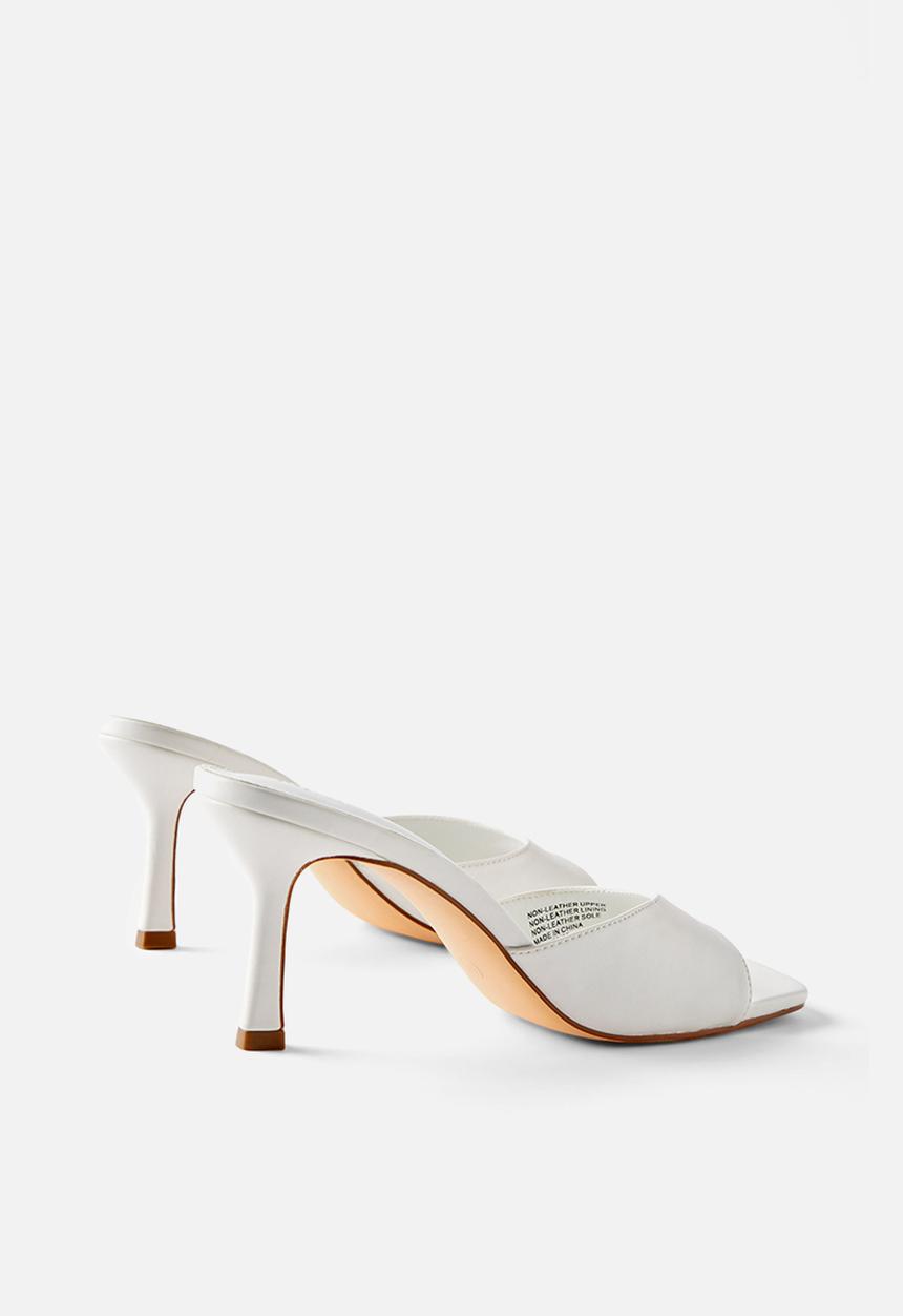 Cotton On - Edie Minimal mule - white smooth