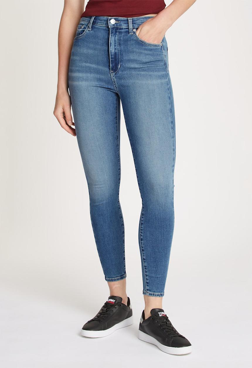 Tommy Hilfiger - Sylvia Hgh Skn Ank Ch0238 - Denim Medium