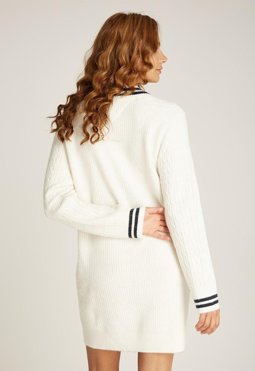Tommy Hilfiger - Tjw Crest Sweater Dress - Ancient White
