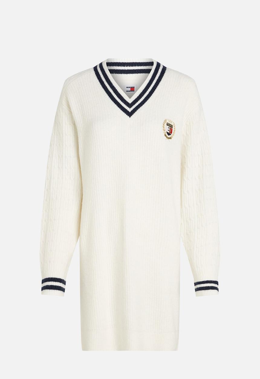 Tommy Hilfiger - Tjw Crest Sweater Dress - Ancient White