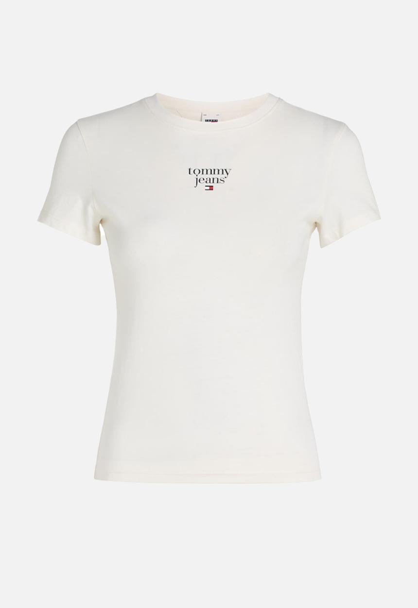 Tommy Hilfiger - Tjw Slim Essential Logo1 Tee Ext - Ancient White