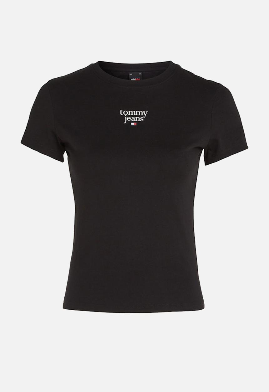 Tommy Hilfiger - Tjw Slim Essential Logo1 Tee Ext - Black