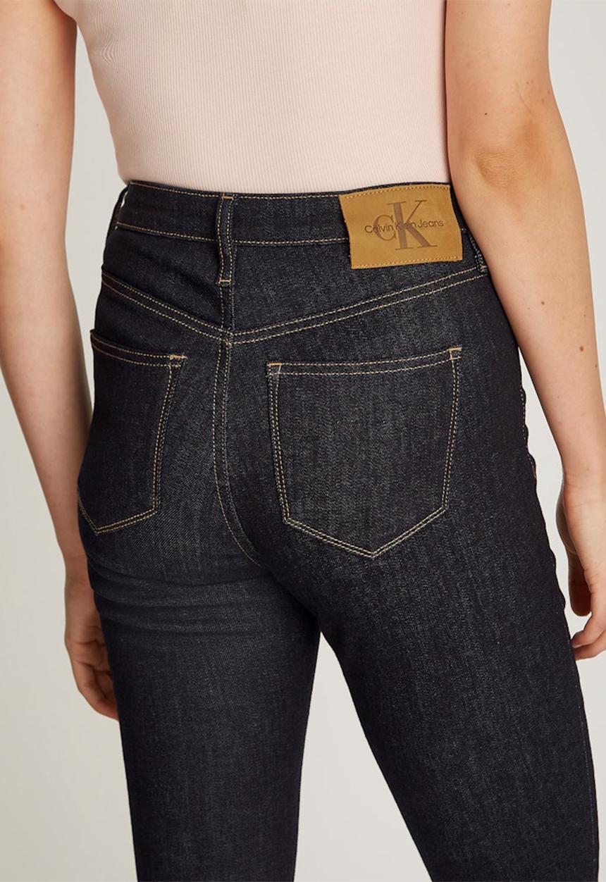 Calvin Klein - High Rise Super Skinny Ankle - Rinse Blue
