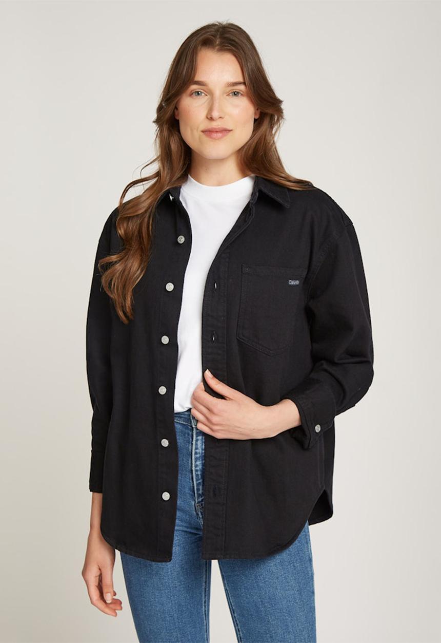 Calvin Klein - Dad Denim Overshirt - Black