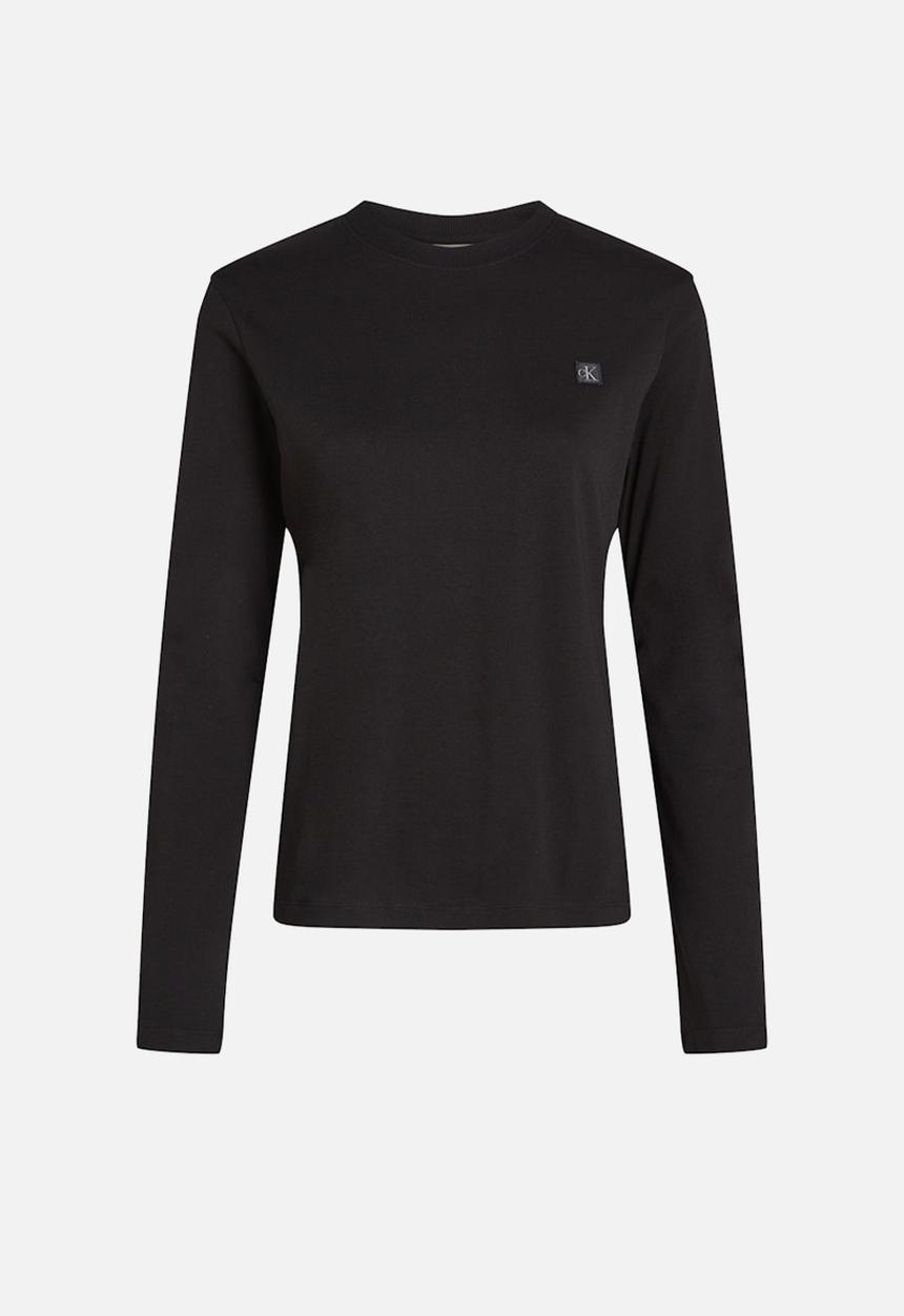 Calvin Klein - Ck Embro Regular Longsleeve - Ck Black