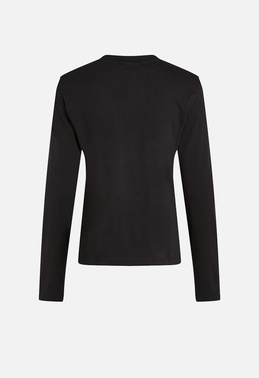 Calvin Klein - Ck Embro Regular Longsleeve - Ck Black