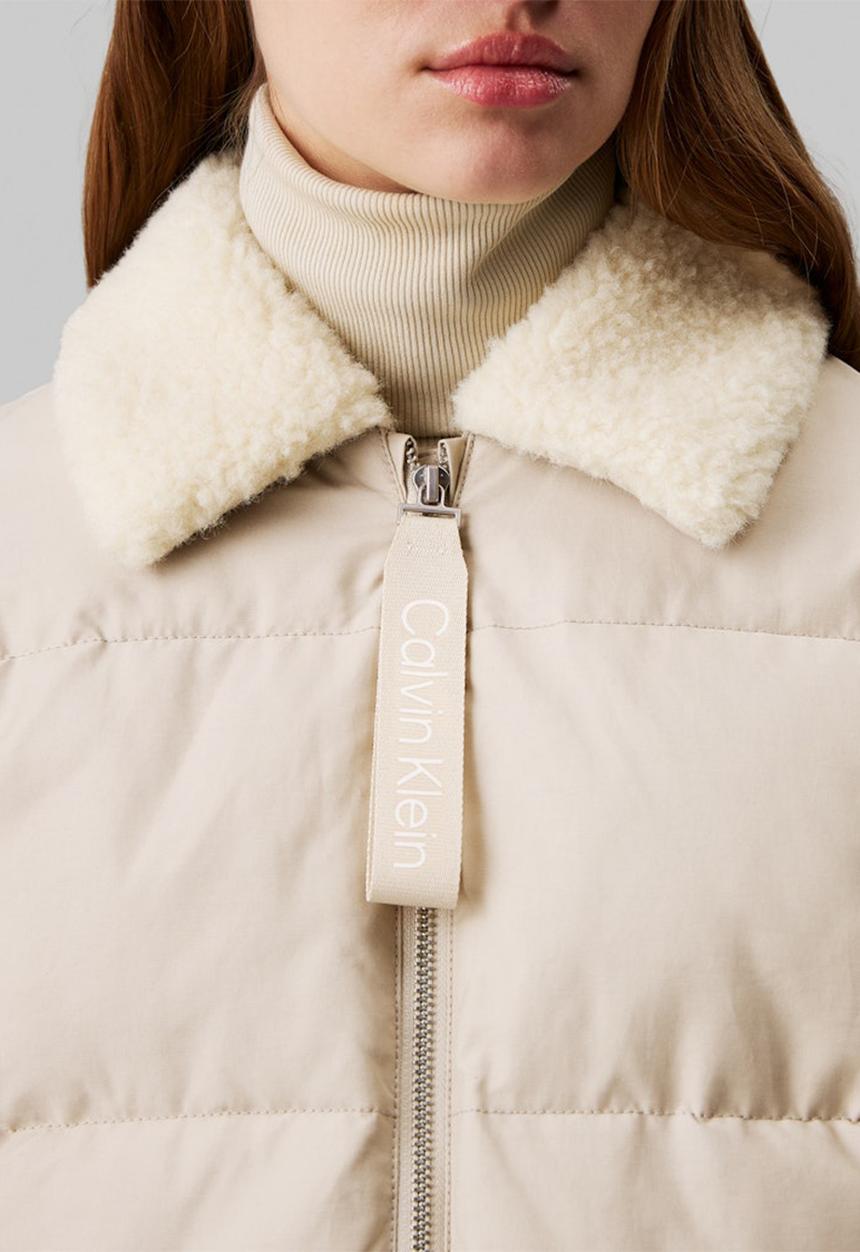 Calvin Klein - Aviator Puffer - Pelican
