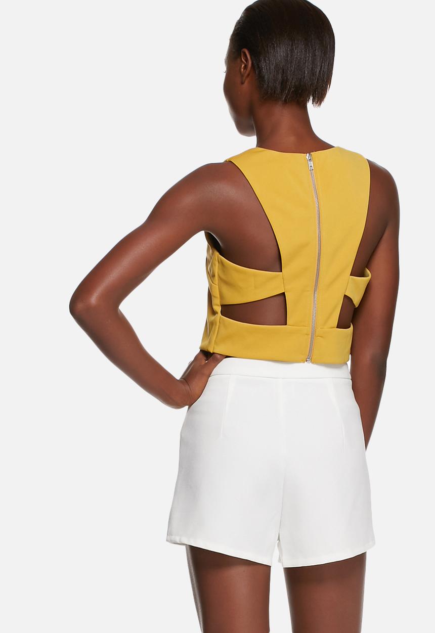 Glamorous - Cut-out crop top