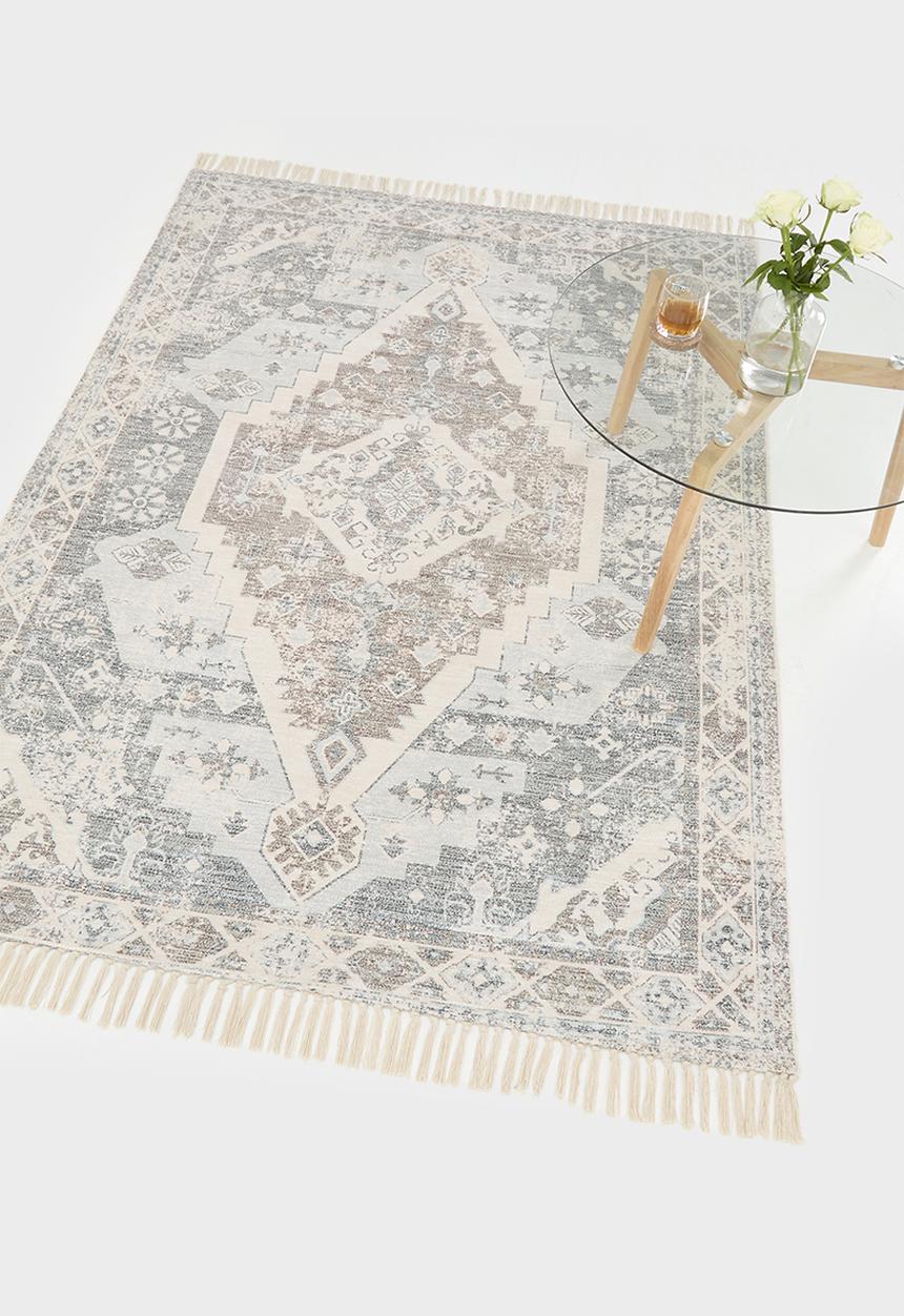 Sixth Floor - Antique Chenille Rug - grey
