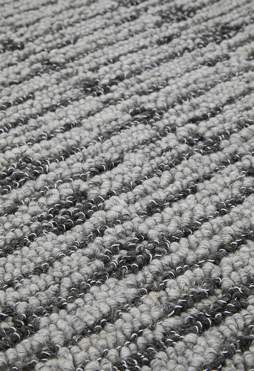 SF Collection - Handwoven Fringe Carpet - Grey