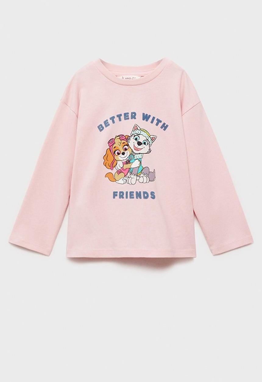 MANGO - T-shirt pawbette - pink