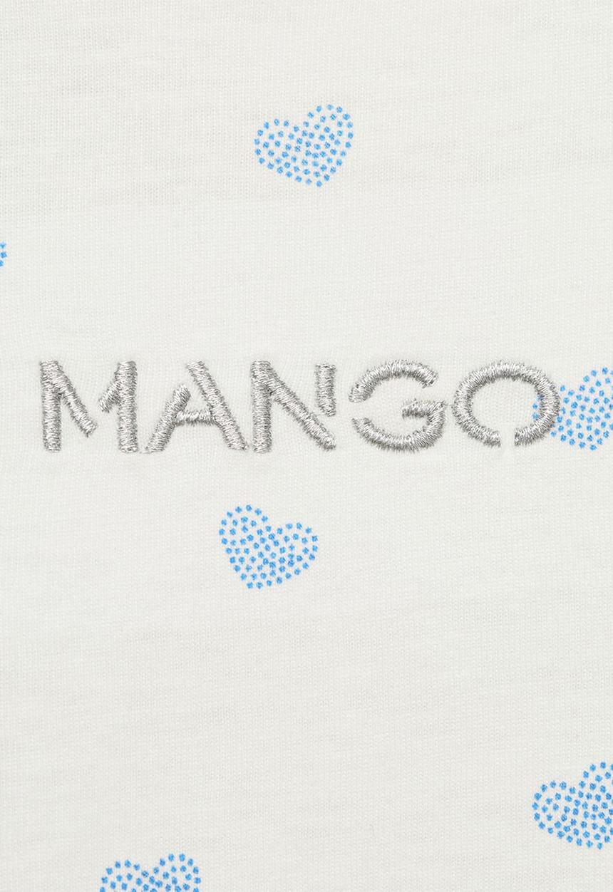 MANGO - T-shirt mangofi - white