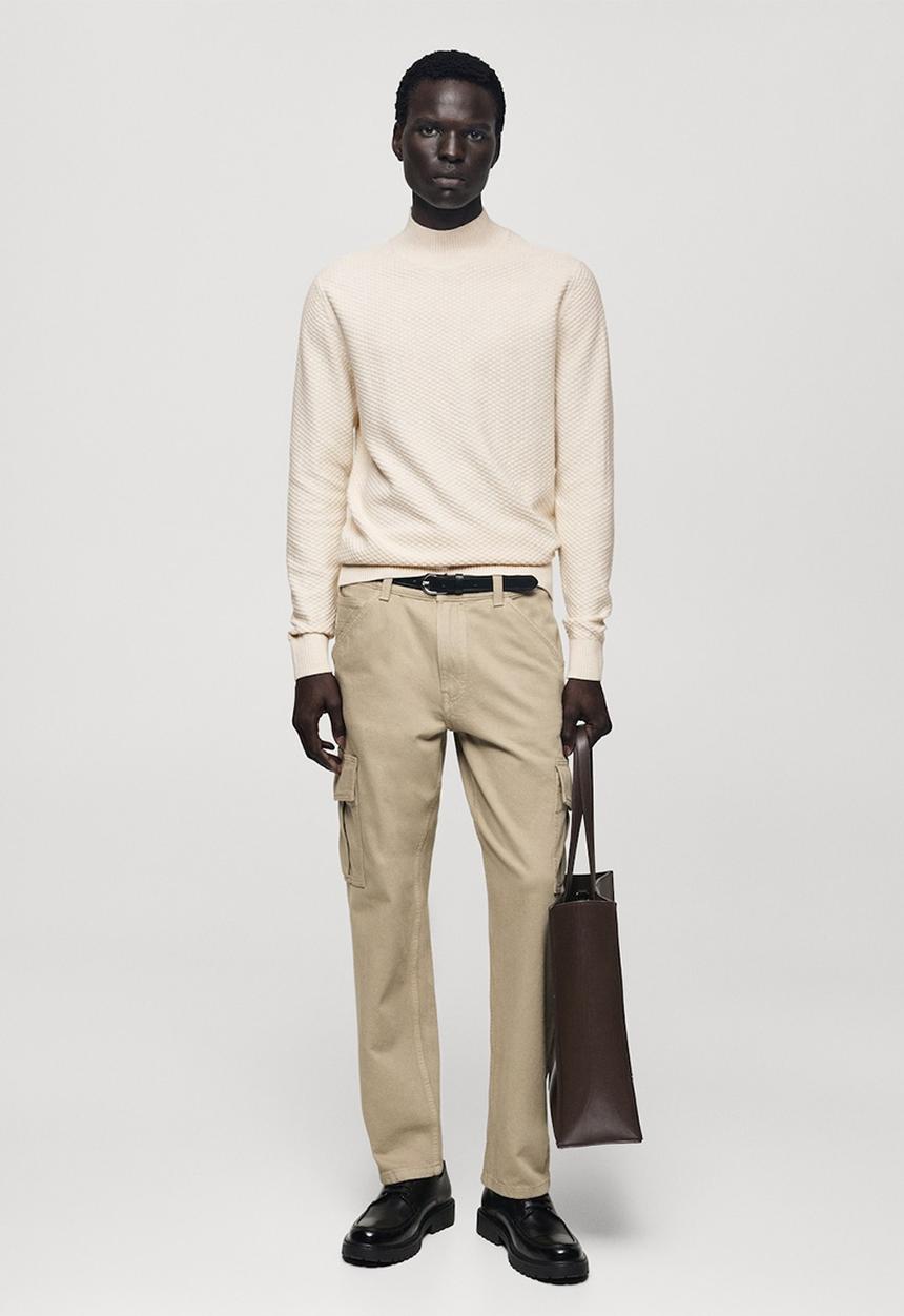 MANGO - Sweater carino - light pastel brown