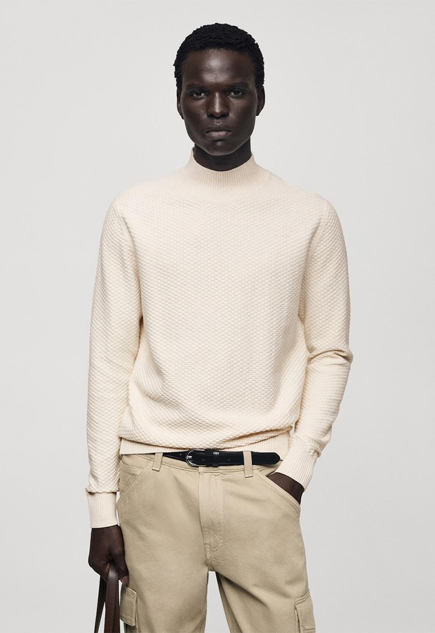 MANGO - Sweater carino - light pastel brown