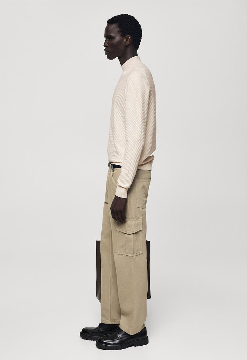 MANGO - Sweater carino - light pastel brown
