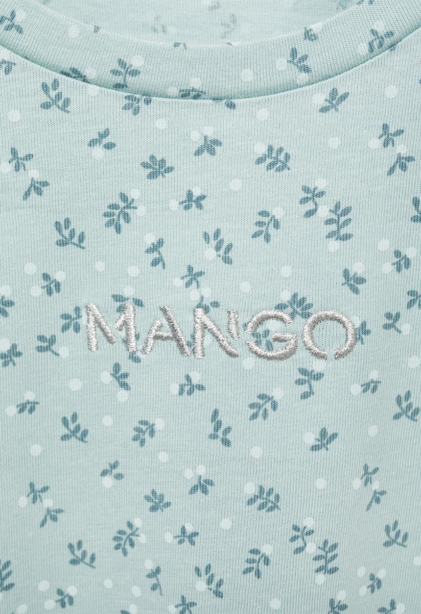 MANGO - T-shirt mangofi - blue