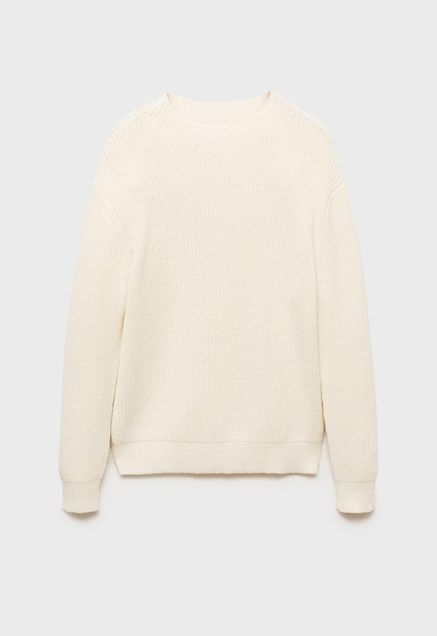 MANGO - Sweater cova - natural