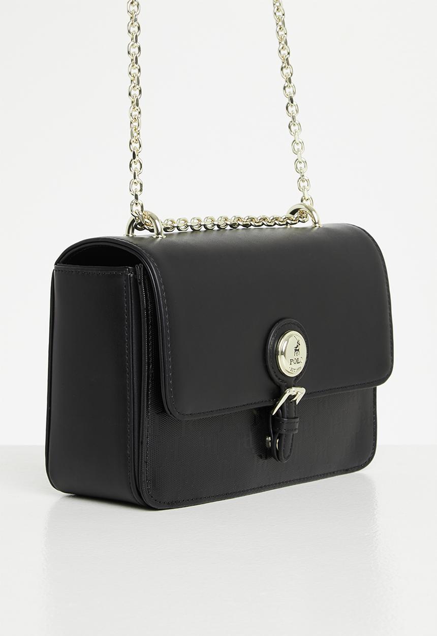 POLO - Savoy flapover sling - black
