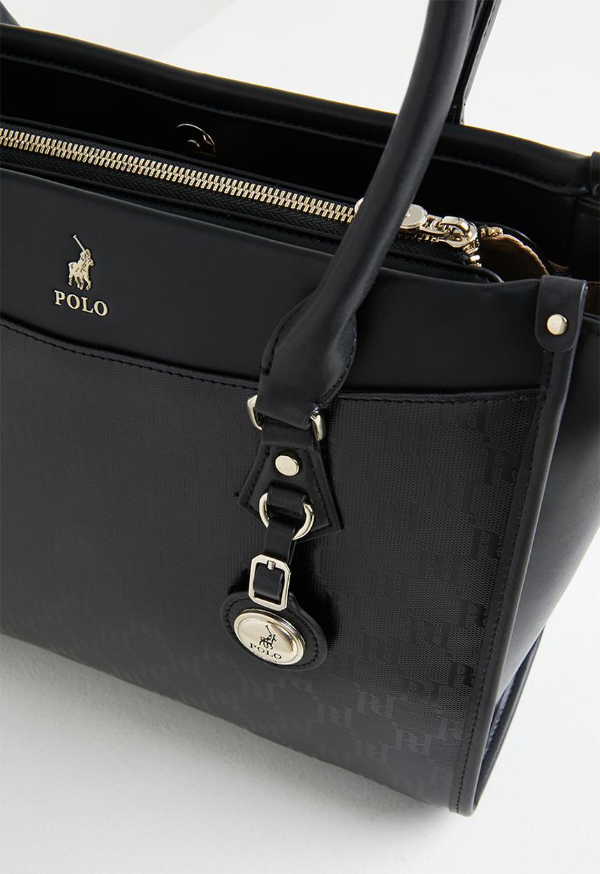 POLO - Savoy tote - black