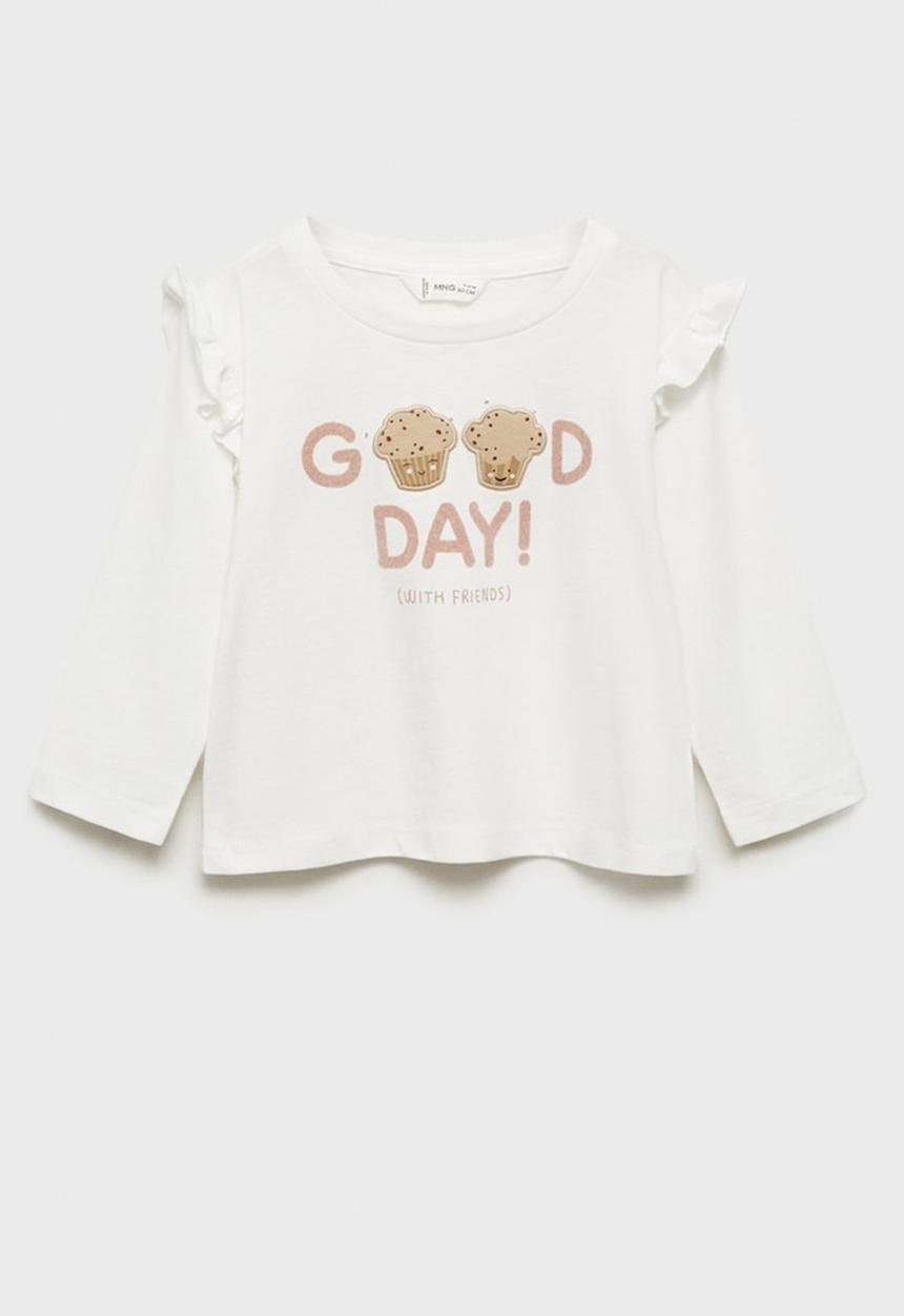 MANGO - T-shirt muffin - natural