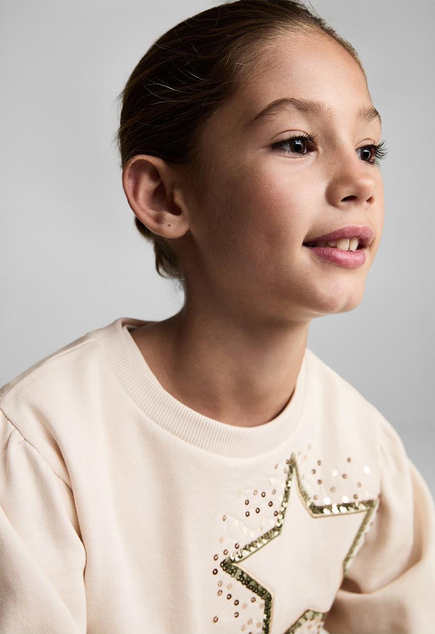 MANGO - Sweatshirt disco - light beige