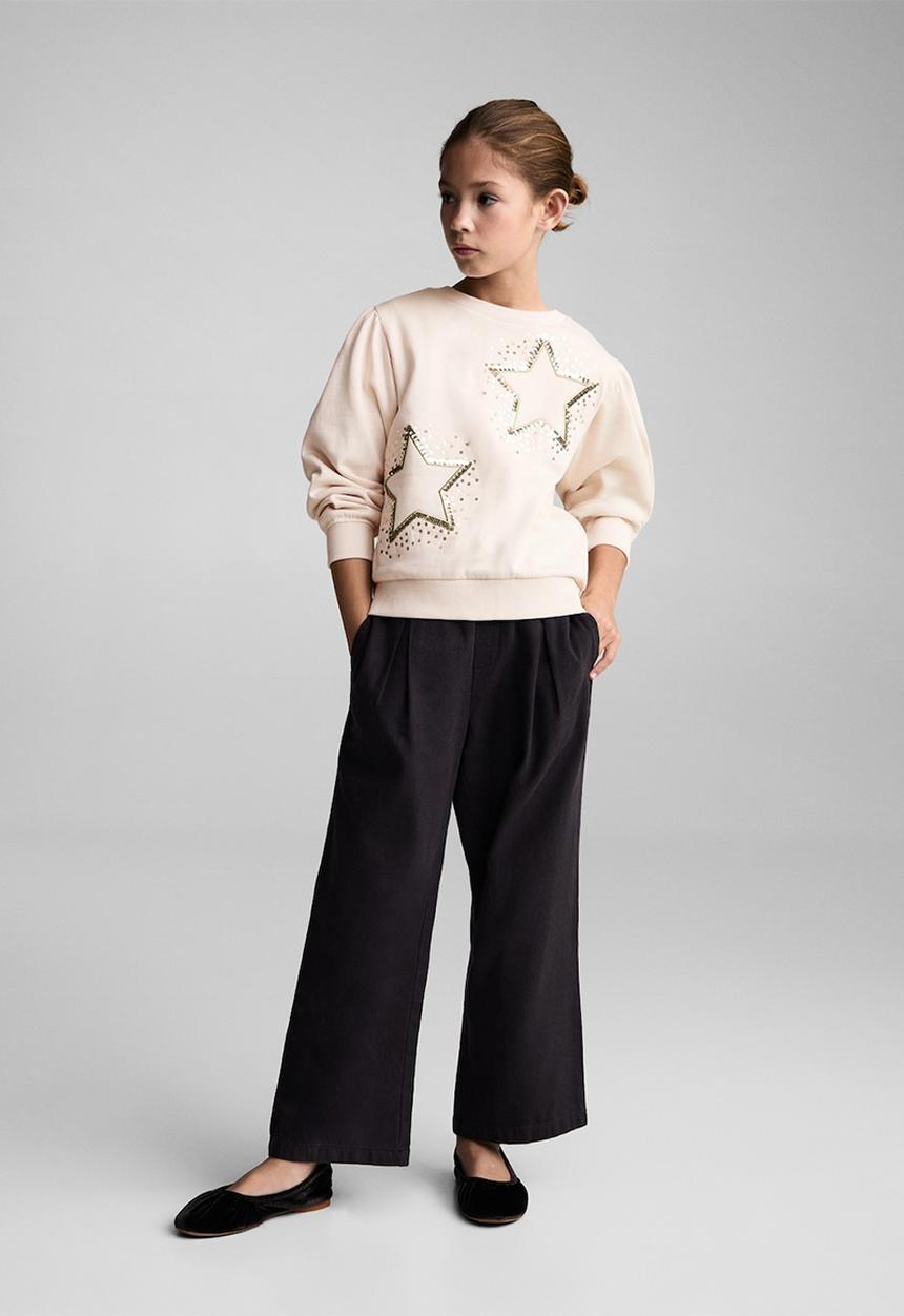 MANGO - Sweatshirt disco - light beige