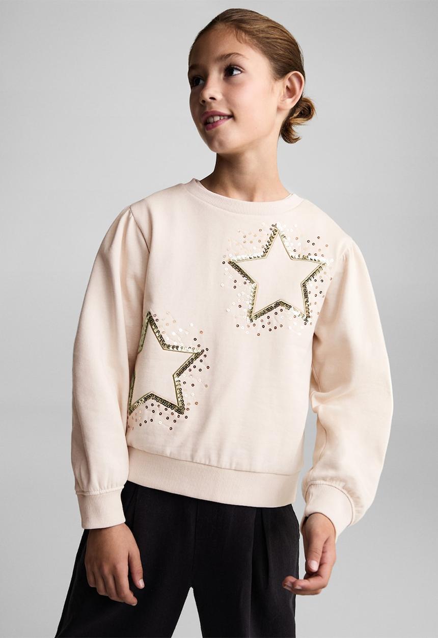 MANGO - Sweatshirt disco - light beige