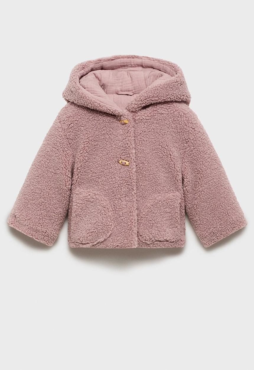 MANGO - Coat misuri - pink