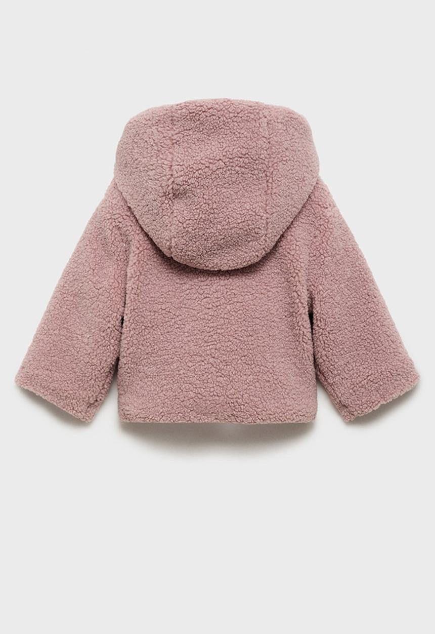 MANGO - Coat misuri - pink