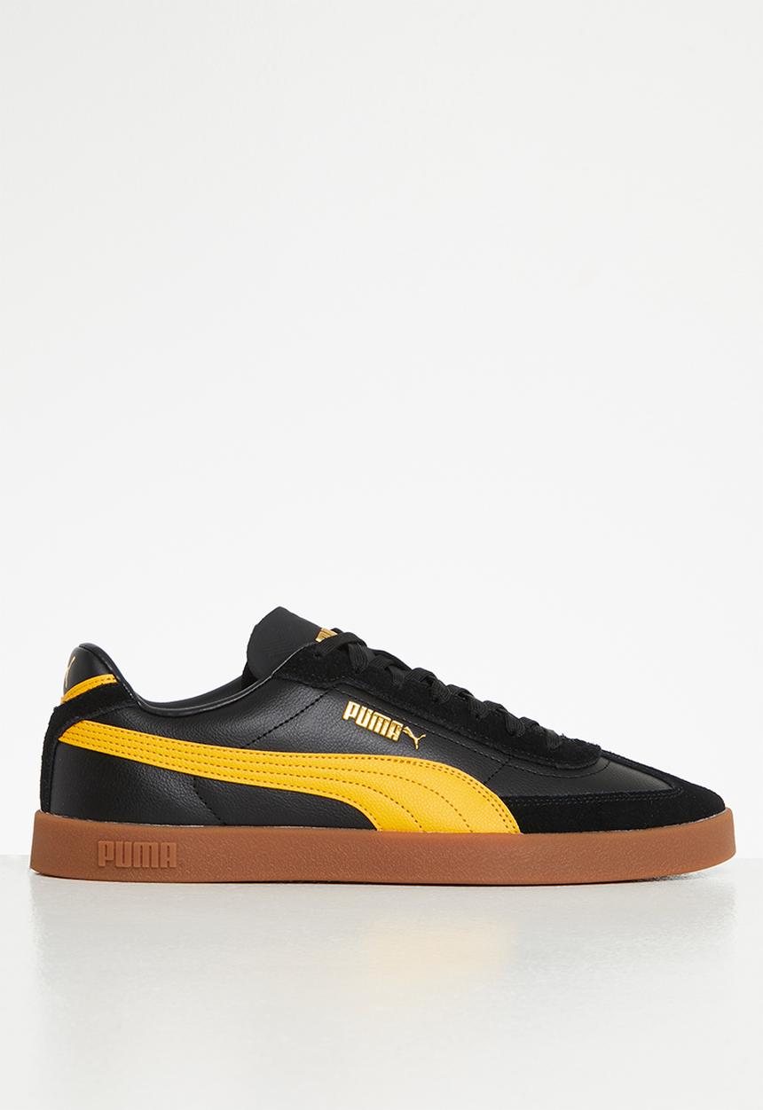 Puma Club II Era - 397447 21 - PUMA Black-Yellow Sizzle-Gum
