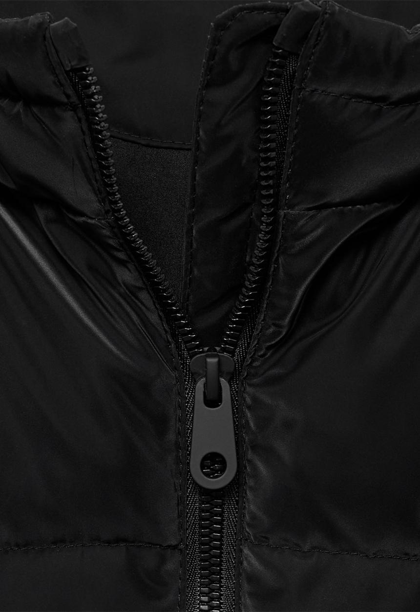 MANGO - Anorak velvet - black