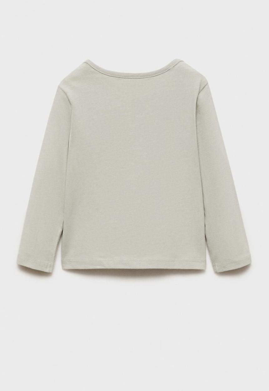 MANGO - T-shirt ceres - medium gray