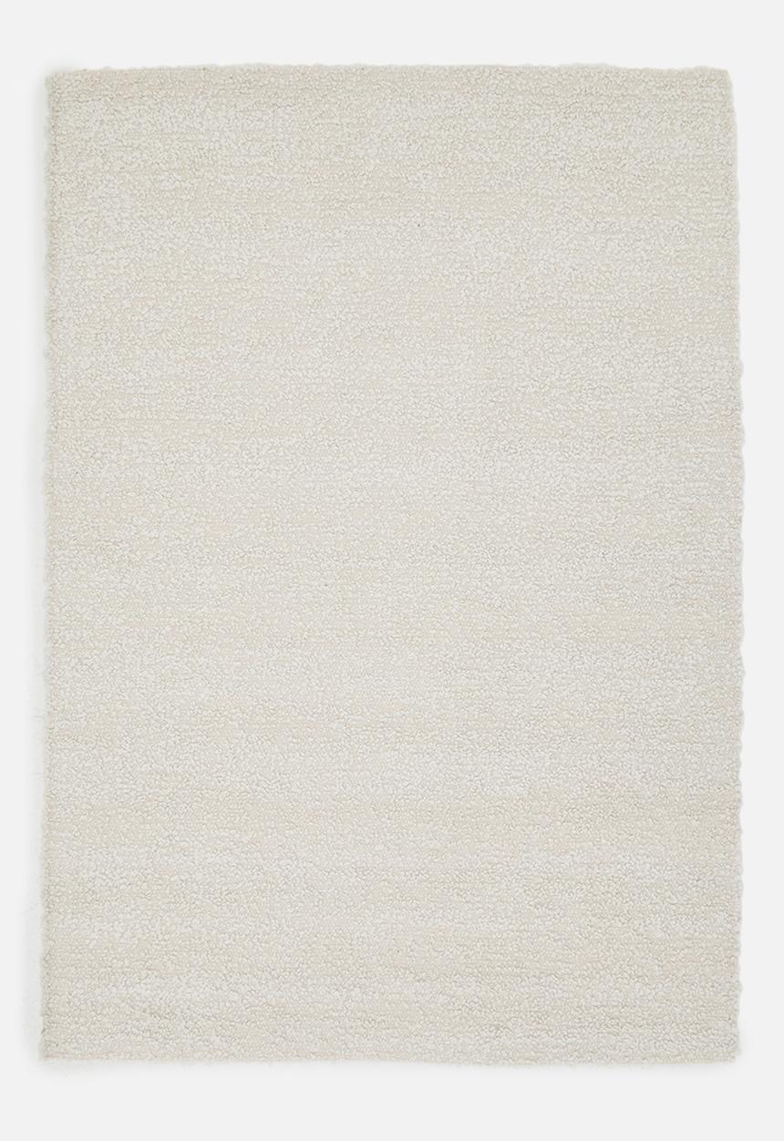 Sixth Floor - Handwoven Textured Rug - Cream