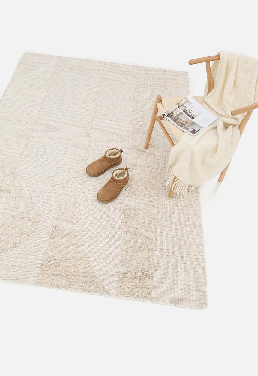 Sixth Floor - Woven Design Rug - Natural