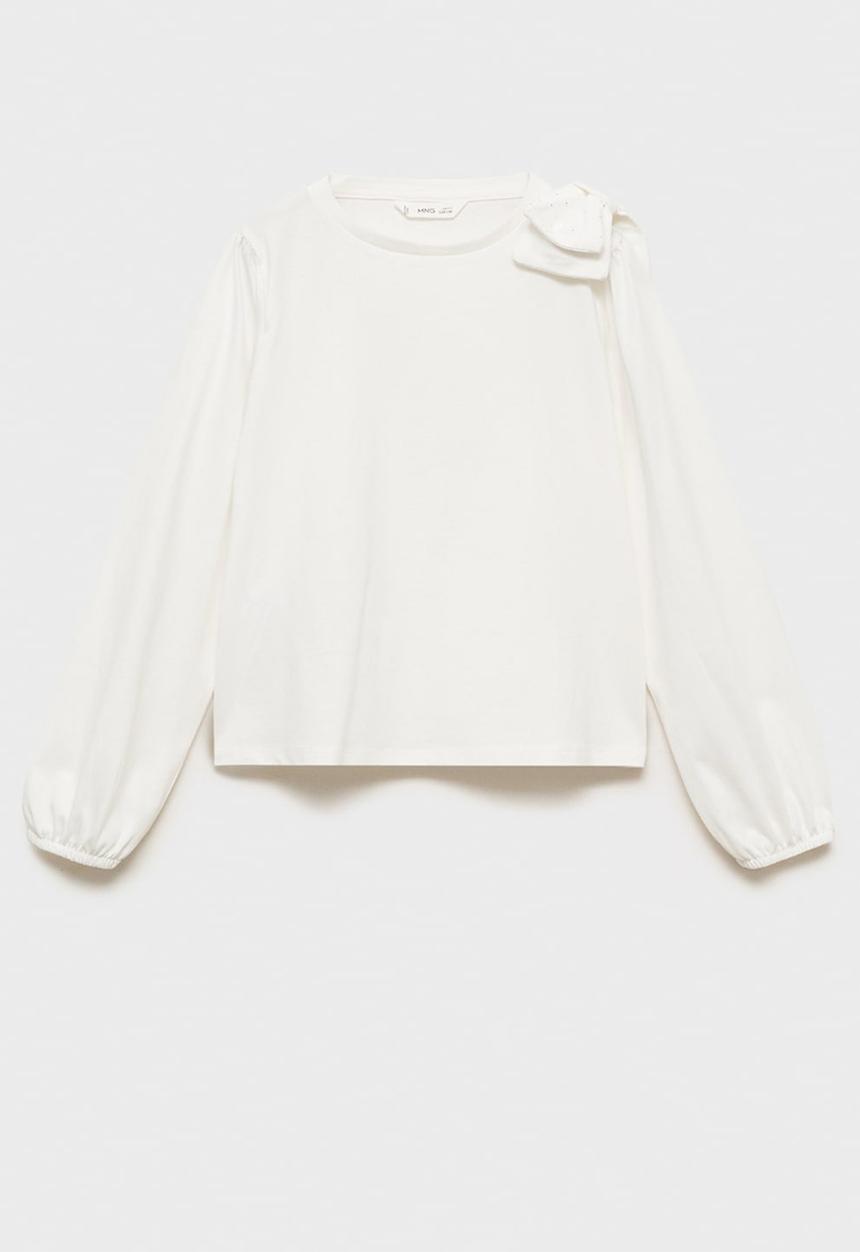 MANGO - T-shirt gala - natural