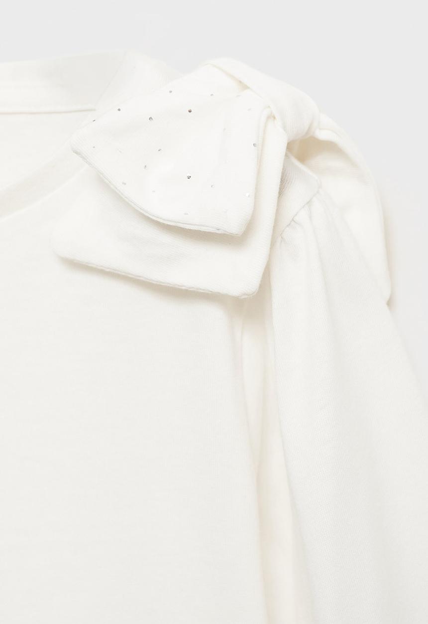 MANGO - T-shirt gala - natural