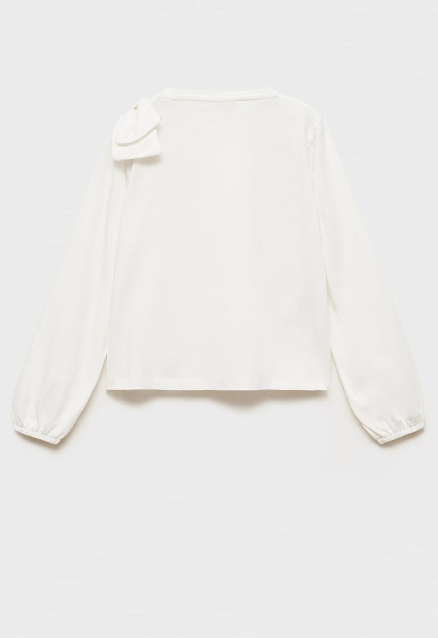 MANGO - T-shirt gala - natural