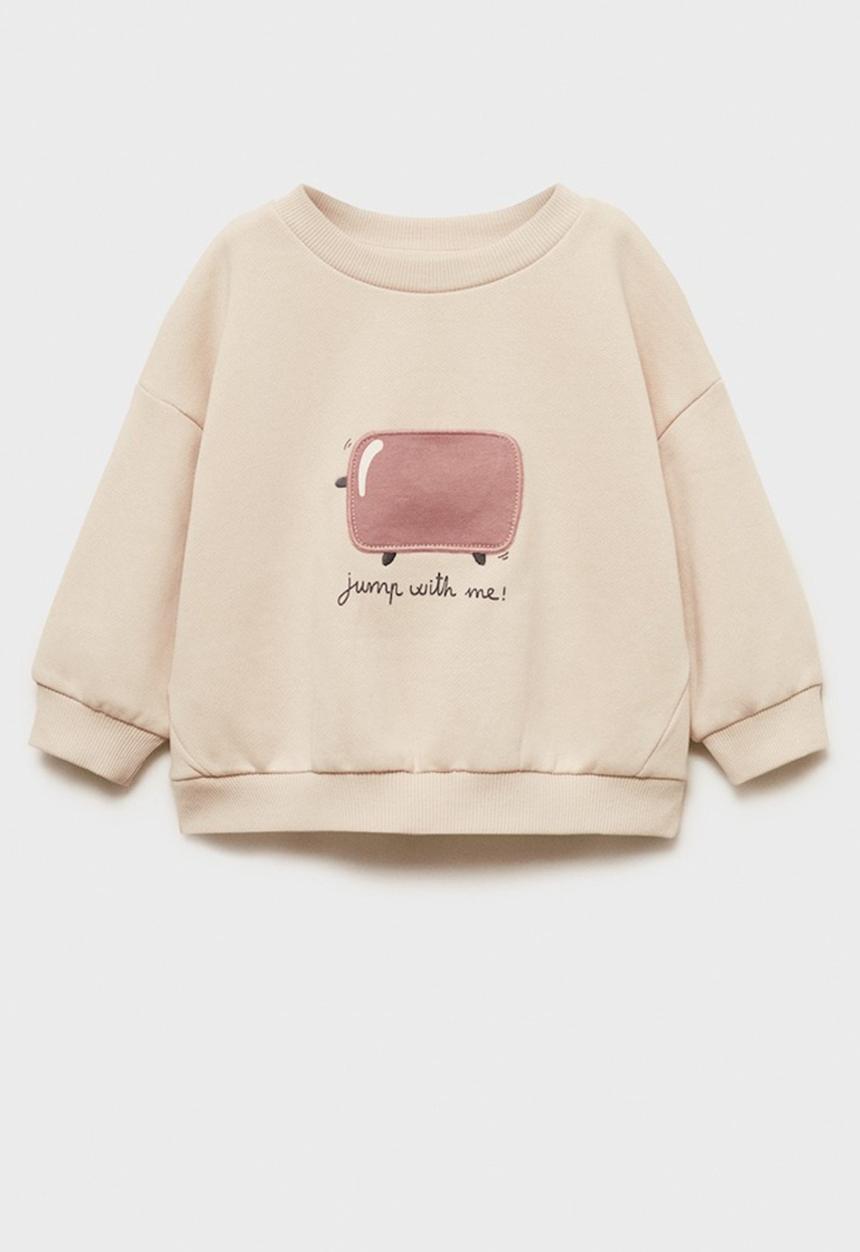 MANGO - Sweatshirt toast - light beige