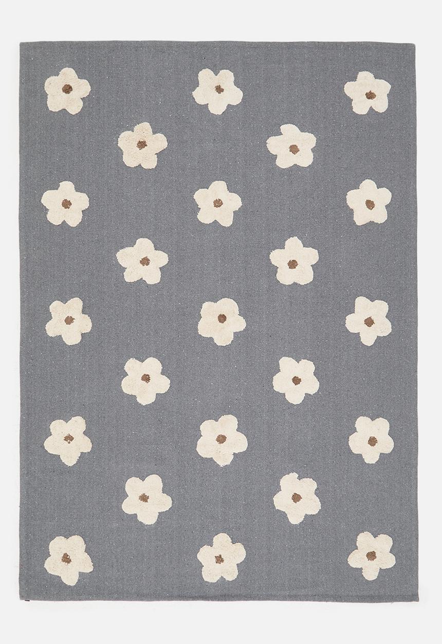 Sixth Floor - Flora tufted rug - Navy