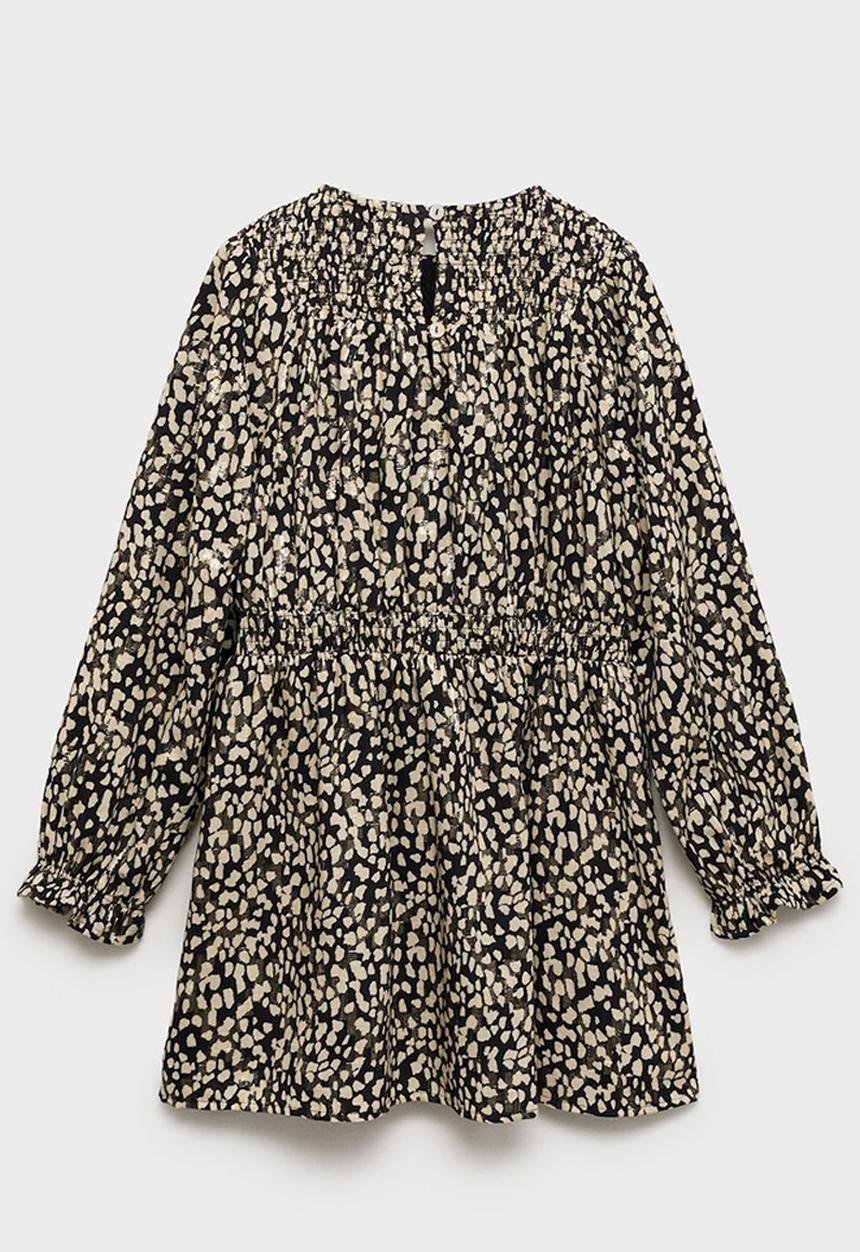 MANGO - Dress shine - light beige