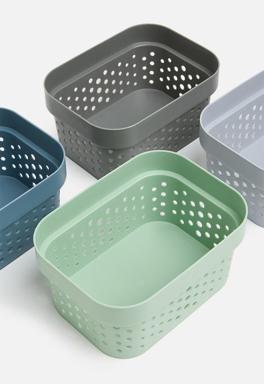 Storage Solutions - Perry storage basket set of 4 medium - multi