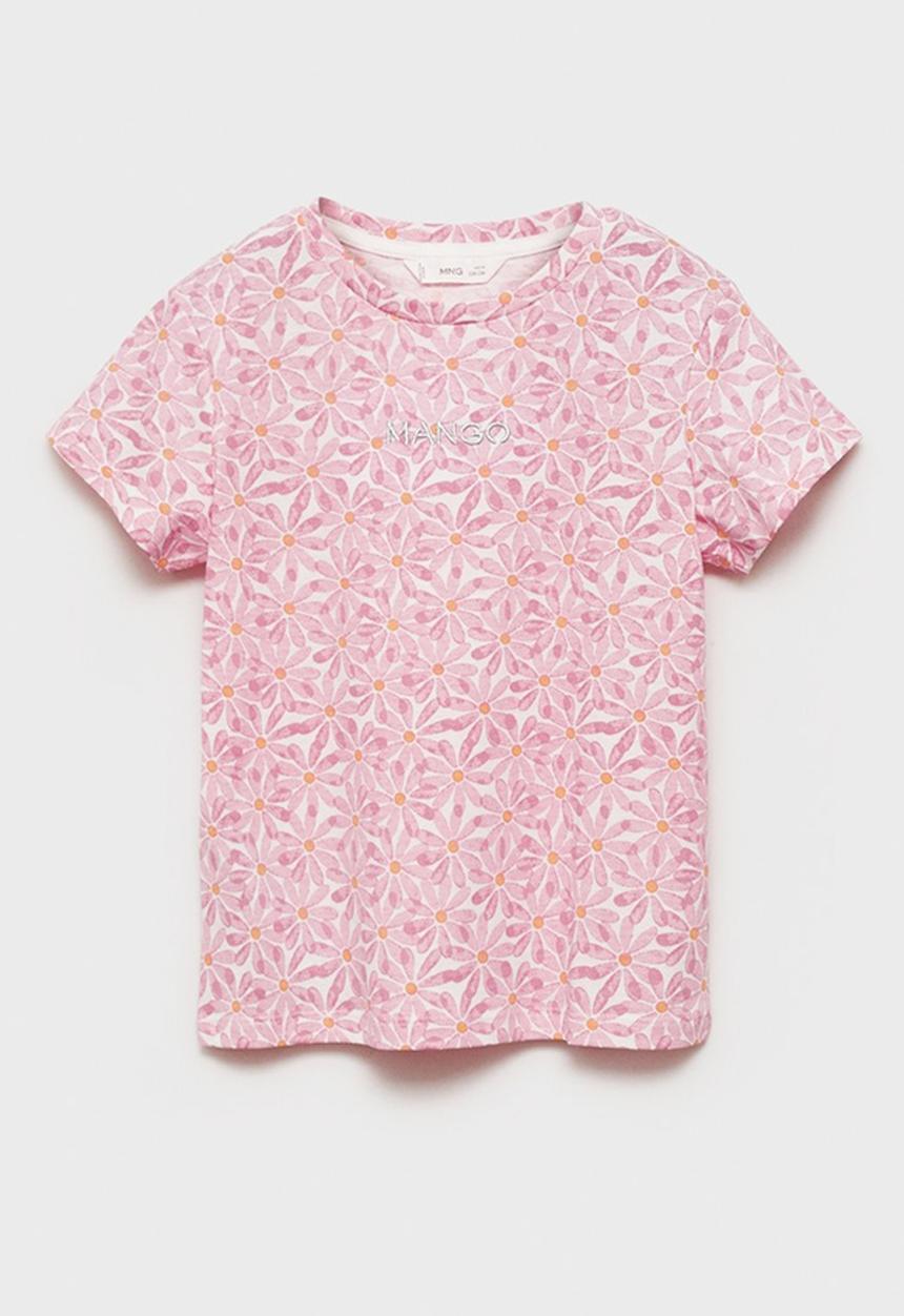 MANGO - T-shirt mangofi - pink